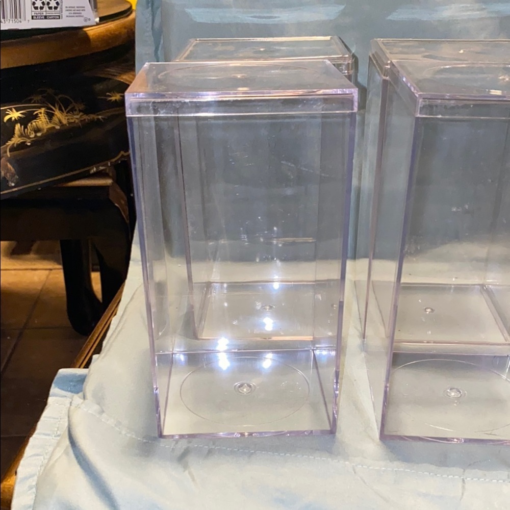 BX45 Vintage Clear Acrylic Storage Boxes - Picture 2 of 6